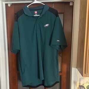 Men's NFL Eagles Green Polo Shirt